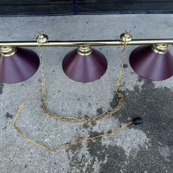 Pool Table Light, 3 Lamps