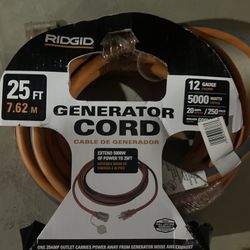 Rigid Generator Cord