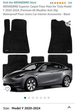 New Tesla Model Y Thick Carpet Floor Mats
