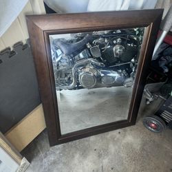 brown mirror