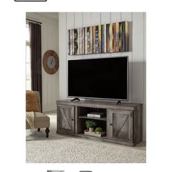 Signature Design by Ashley Wynnlow Casual TV Stand, Fits TVs up to 63", Gray