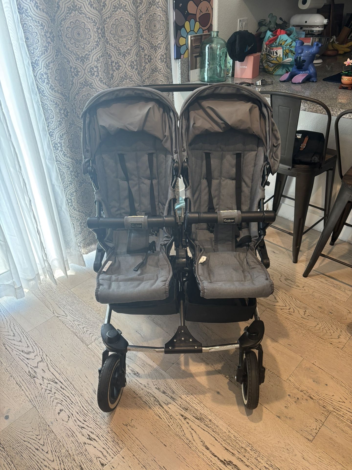 Emmaljunga Double Stroller + Single Stroller Set