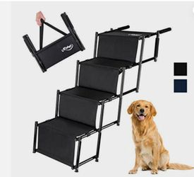 Foldable pet stairs ramp