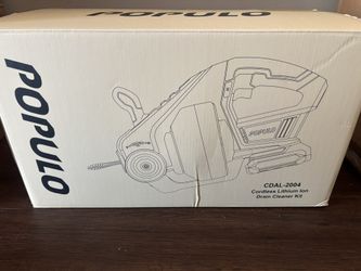 cordless lithium ion drain cleaner kit