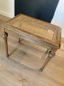 French Art Deco Bench Side Chair