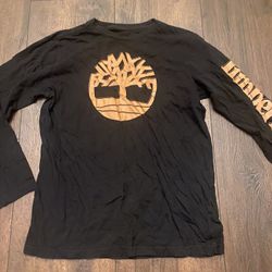 Boys Black Long Sleeve Timberland Shirt Size 14/16 #8