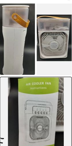 Portable Usb Desktop cooler fan air conditioner NIB. 10"X3" Small Compact