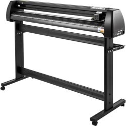 VEVOR Vinyl Cutter Machine, 53in / 1350mm, LED Plotter Printer, Precise Manual Positioning, Softwares Support MAC and Windows Systems, Adjustable Forc