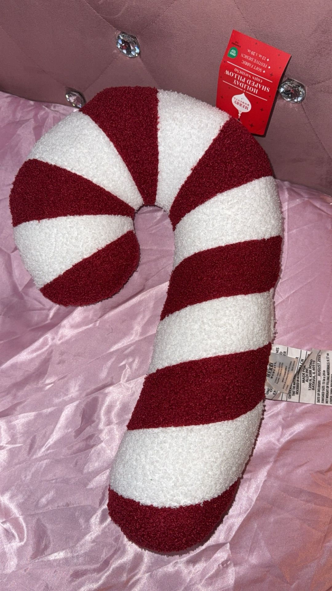 Christmas Pillow Candy Cane