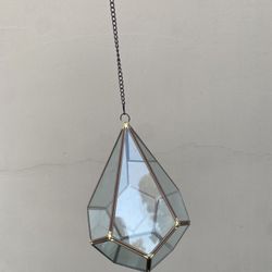 Candle chandelier birdcage, Glass Terrarium decorations