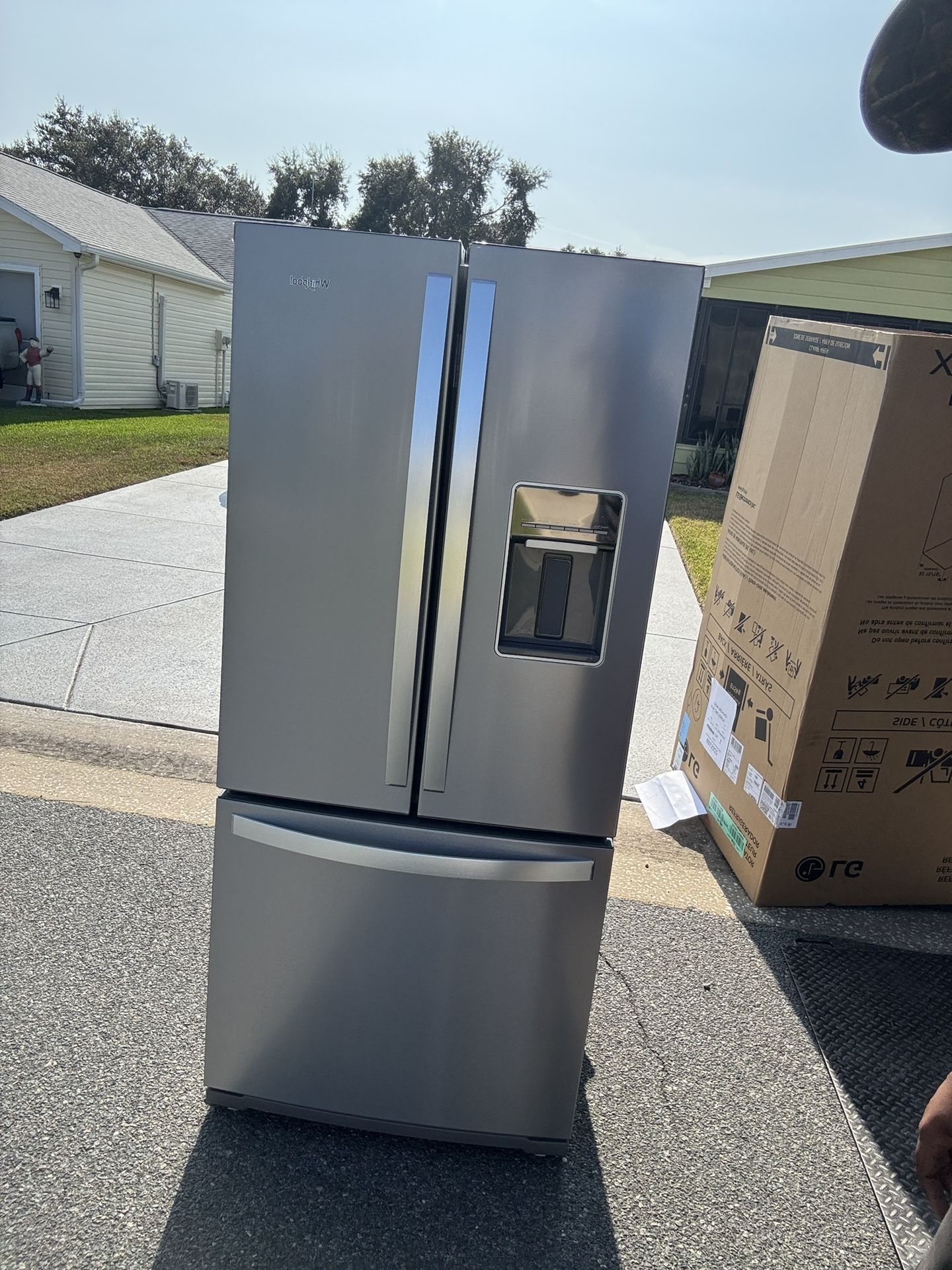 Stainless Steel Whirlpool Fridge