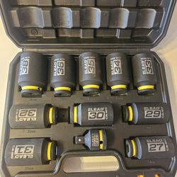 1/2'' Drive Deep Impact Socket Set: 11-Piece