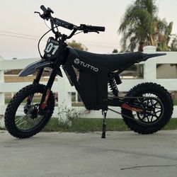 New Tuttio SE Black Edition – 2000W Electric Dirt Bike • 37 MPH • Dual Suspension • Long Range
