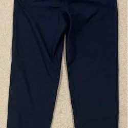 2019 Lululemon ABC Slim Navy Blue Warpstreme Casual Work Chino Pants - 34 x 32