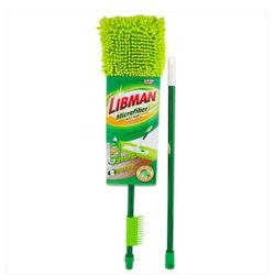 Libman 18 in Microfiber Dust Flat Mop with 2-piece handle