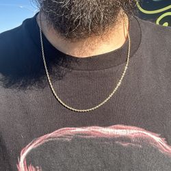 14k Gold 24inch Chain 