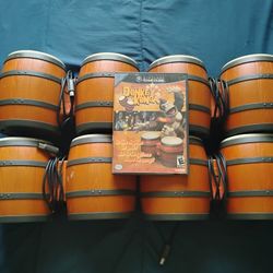 🎮 Donkey Konga + 4 Bongos Nintendo GameCube