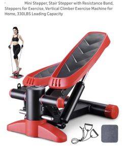 ​Portable Mini Stair Stepper with Resistance Bands And Mat