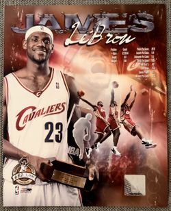 Rare! Limited Ed Lebron James Rookie 8x10
