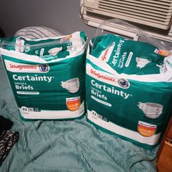 Certainty Diaper Or Briefs 32 And Package Fits 44 Up To 58 In