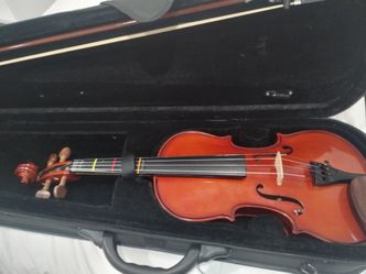 Violin with Bow and Case