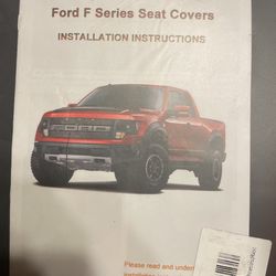Ford F Series Front Seat Cover