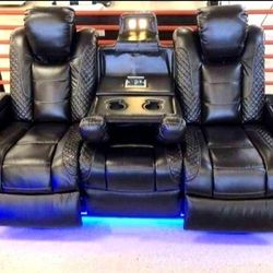 Party Time Power Recliner Sofa By Ashley 