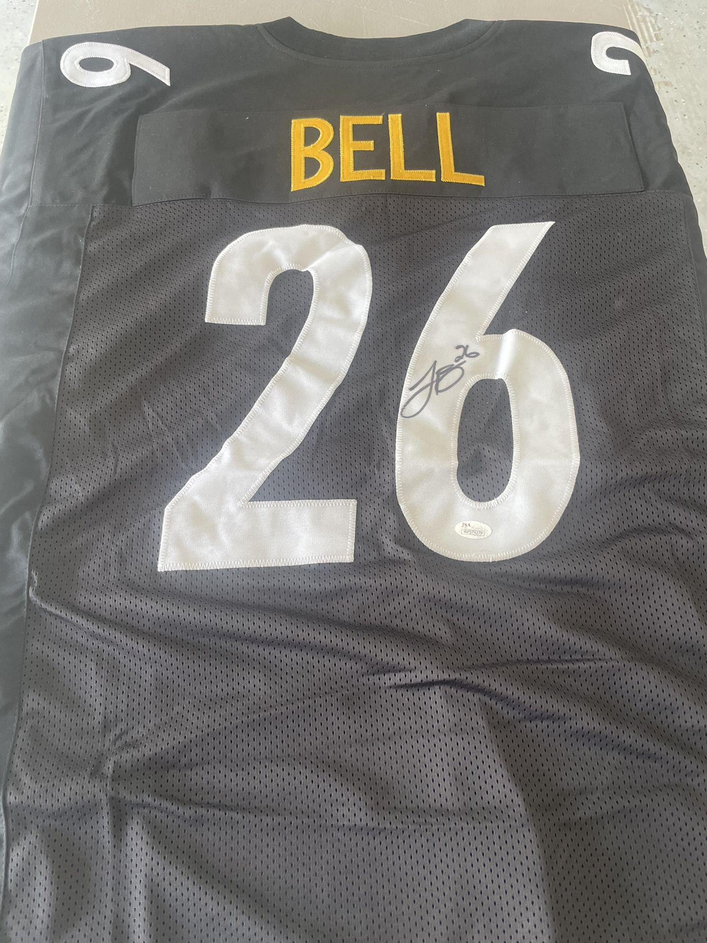 Steeler Laveon Bell Signed Stitched Jersey