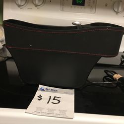 Car Caddy With Pouch And Usb Chargers
