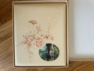 Vintage Wedding Guest Book with Original Box