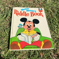 Riddle Book Mickey Mouse’s 