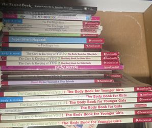 American girl books $5 - $7 each