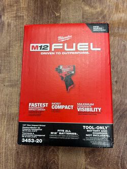 Milwaukee m12 fuel impact driver tool only