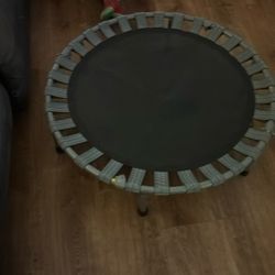 This is a Stamina 36-inch folding trampoline or rebounder