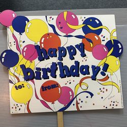 Happy birthday Outdoor Sign.