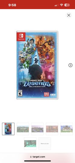 Minecraft legends / Nintendo Switch
