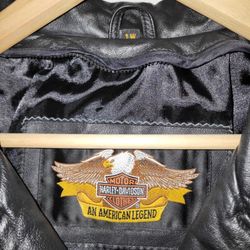 Women's Harley Davidson Leather Motorcycle Jacket 