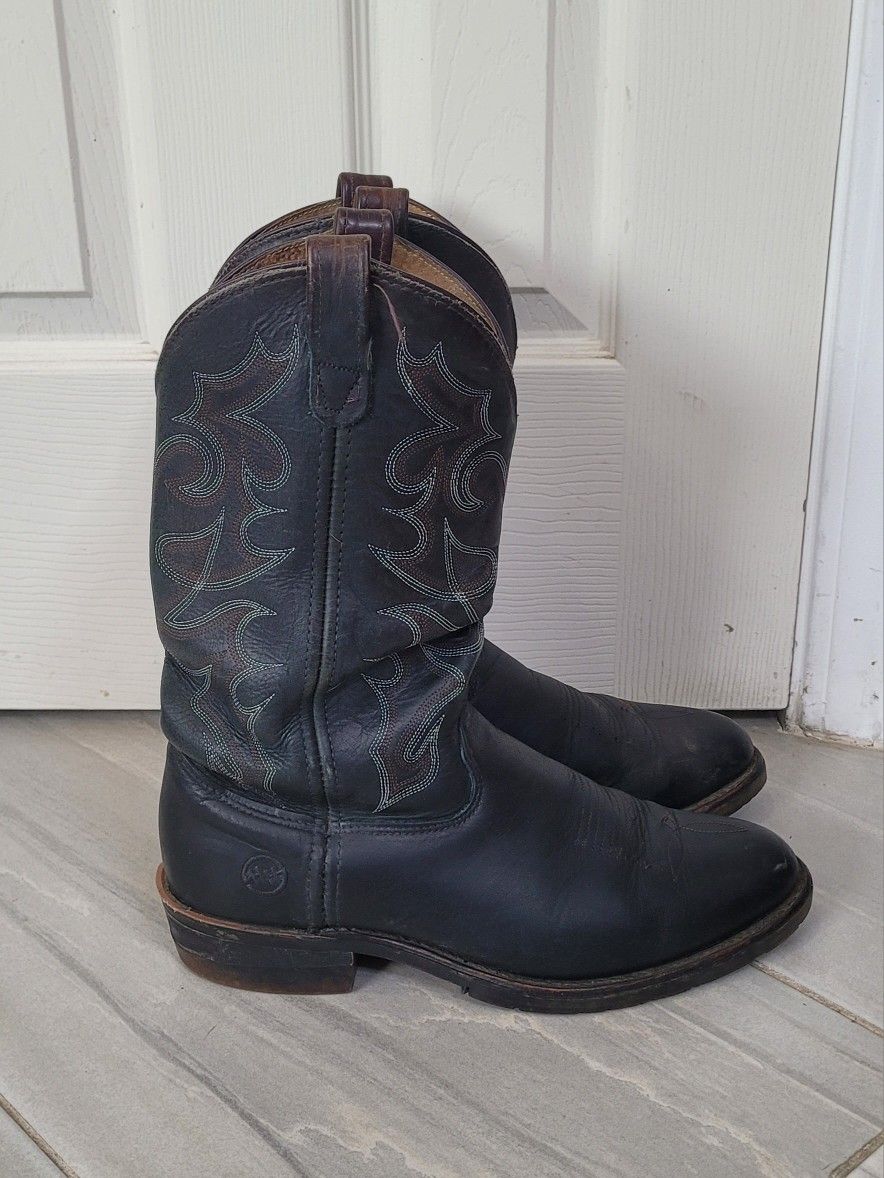Double H Leather Western Boots