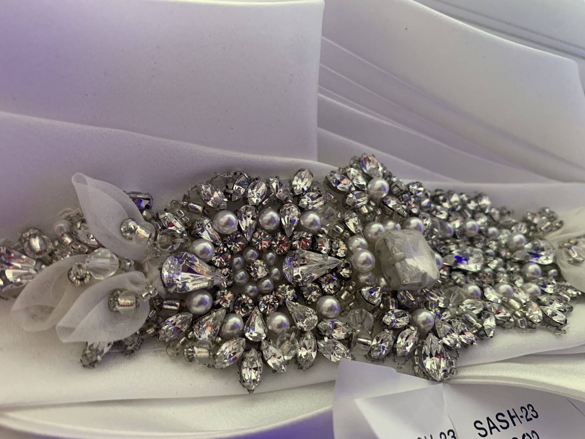 Wedding Sash _Bridal Shop -Waist Sash
