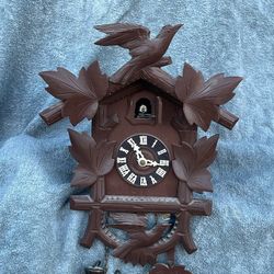 Vintage German Cuckoo Clock – Fully Functional – Hubert Herr