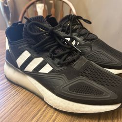 Adidas ZX sneakers - womens size 8 1/2 Black white