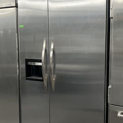 Used Viking 48” Side By Side Built In Refrigerator 