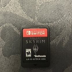 Skyrim Game For The Nintendo Switch