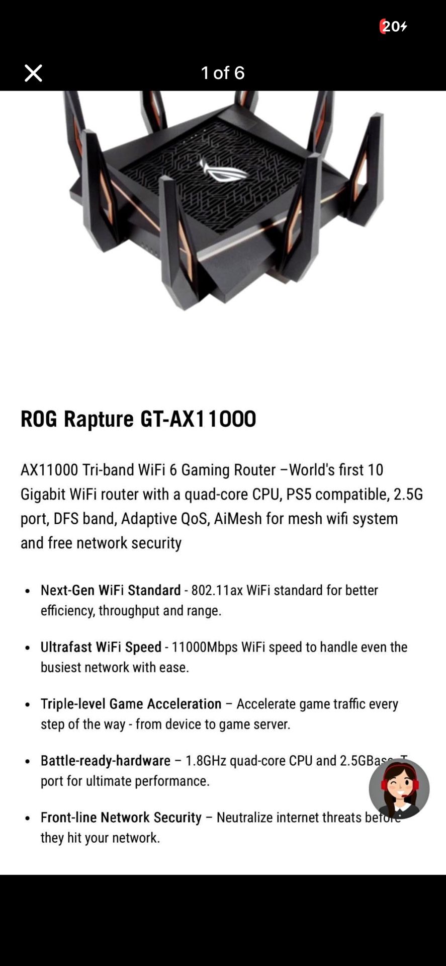 ASUS ROG Rapture AX11000 Wireless Gaming Router