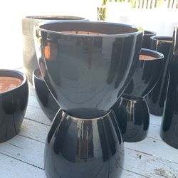 Glazed Ceramic Pot Planter 