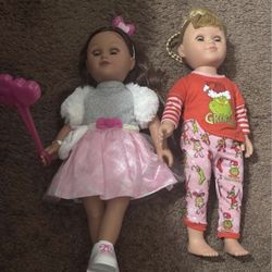 My Life Hello Kitty Doll And Grinch 