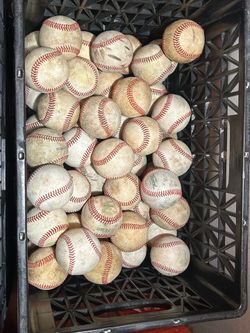 Leather Baseballs 50 balls $2.50 a ball price is not negotiable