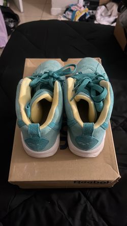 Reebok Sneakers Teal and Yellow