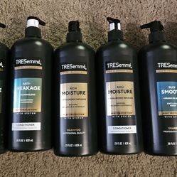 Three Sets Of Tresemme Shampoo And Conditioner