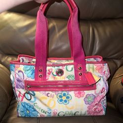 Coach Daisy Flower vintage Carryall Bag